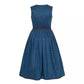 Bavarian Dirndl Dress Ivelina, 2pcs - Blue bavari-costumes