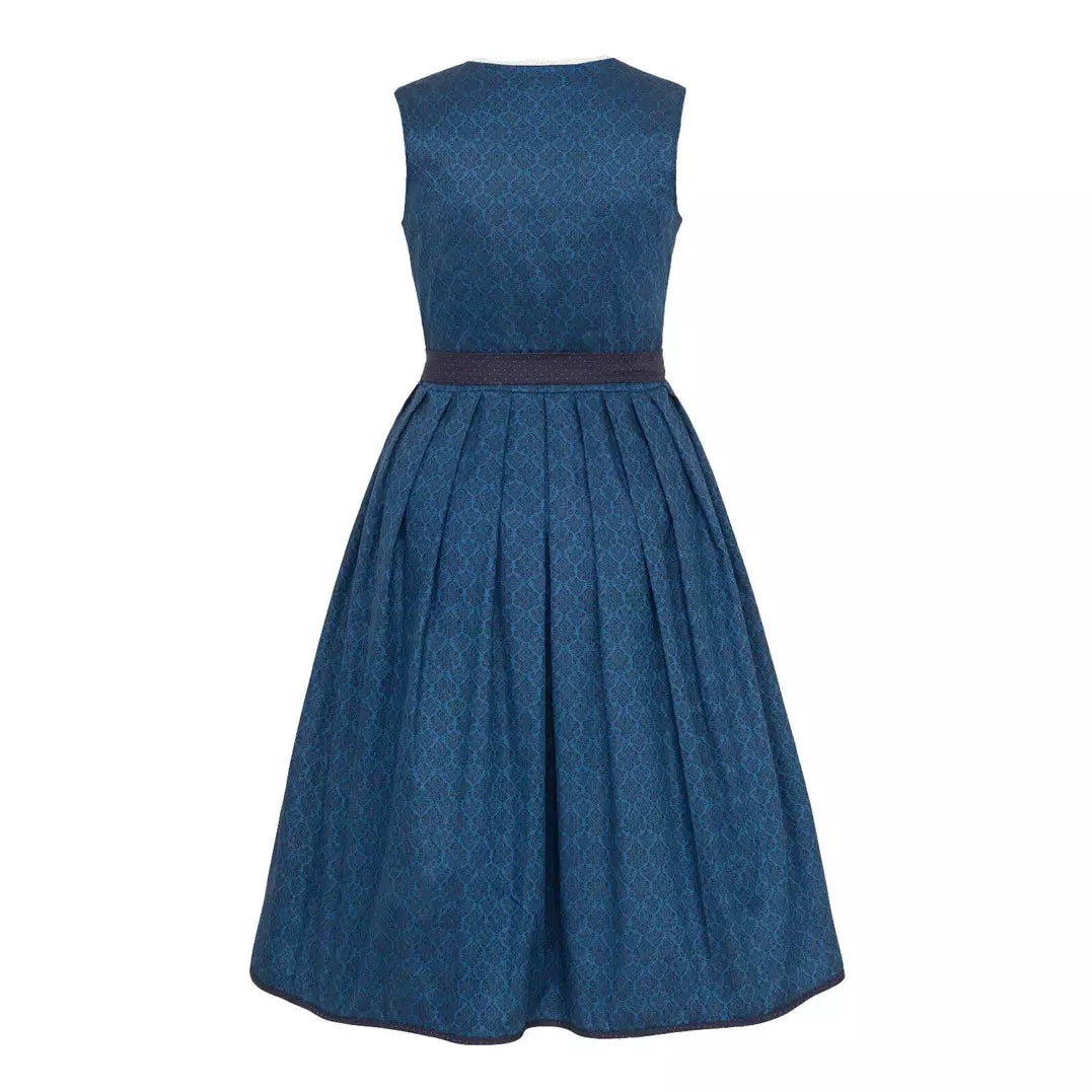 Bavarian Dirndl Dress Ivelina, 2pcs - Blue bavari-costumes