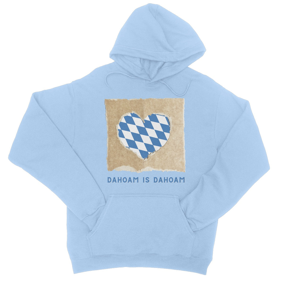 Women's Bavarian Heart Graphic Hoodie "Dahoam is Dahoam" - 3 colours - Bavari Shop - Bavarian Outfits, Dirndl, Lederhosen & Accessories