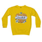 Boy's Bavarian Graphic Sweatshirt "Lausbub" gingerbread heart & floral print - 6 colours - Bavari Shop - Bavarian Outfits, Dirndl, Lederhosen & Accessories