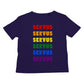 Kid's Bavarian Graphic T-Shirt "Servus" Rainbow print - 8 colours - Bavari Shop - Bavarian Outfits, Dirndl, Lederhosen & Accessories