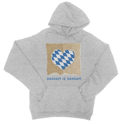 Women's Bavarian Heart Graphic Hoodie "Dahoam is Dahoam" - 3 colours - Bavari Shop - Bavarian Outfits, Dirndl, Lederhosen & Accessories