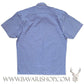 Men's Bavarian Short sleeve Gingham Shirt "Benny" - Blue bavari-costumes